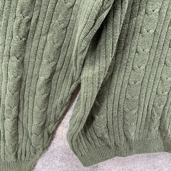 Eddie Bauer Sweater Men's Extra Large Tall Adult Green Long Sleeve Outdoors - Picture 11 of 15